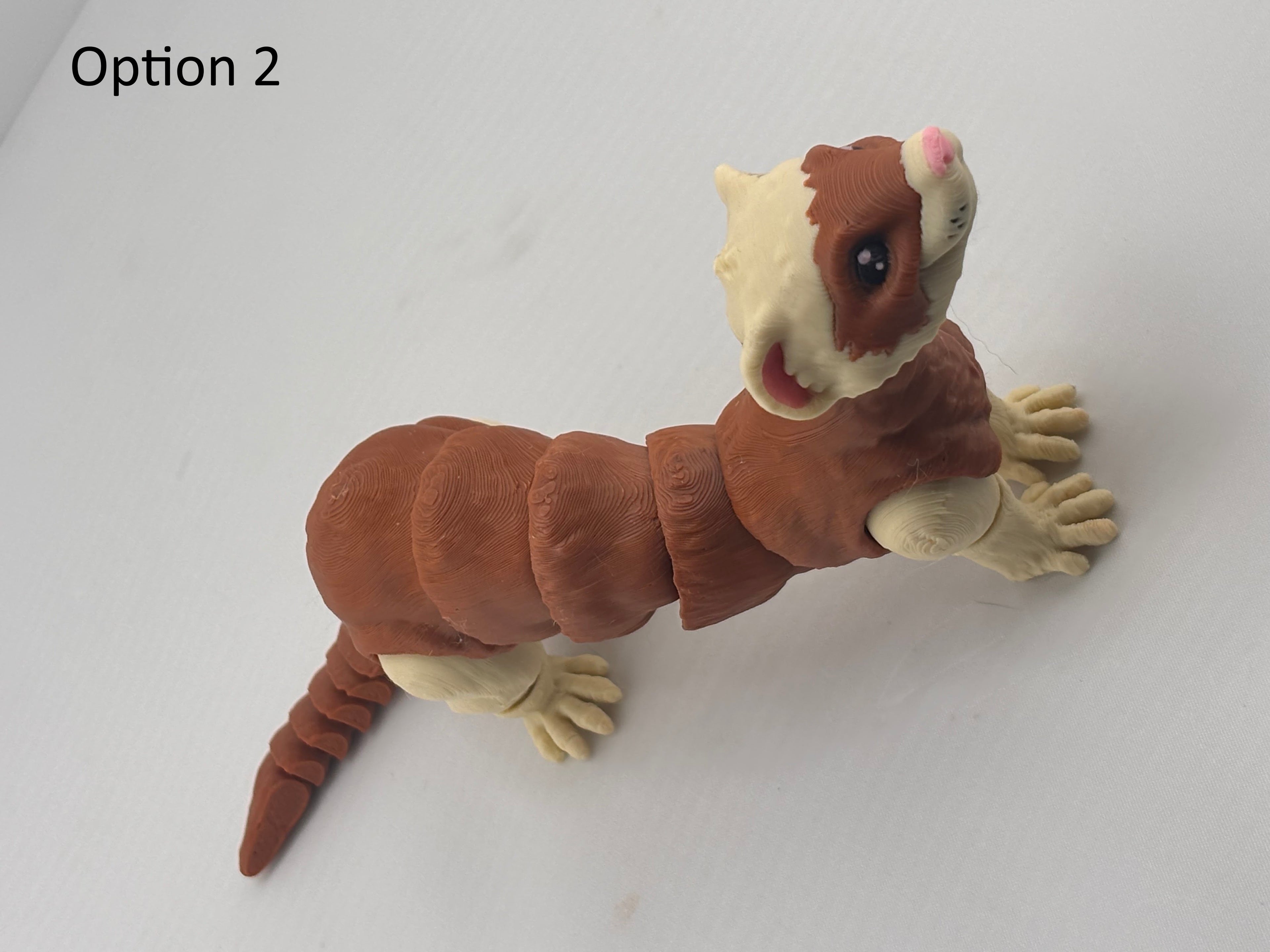 3D Printed Articulated Ferret