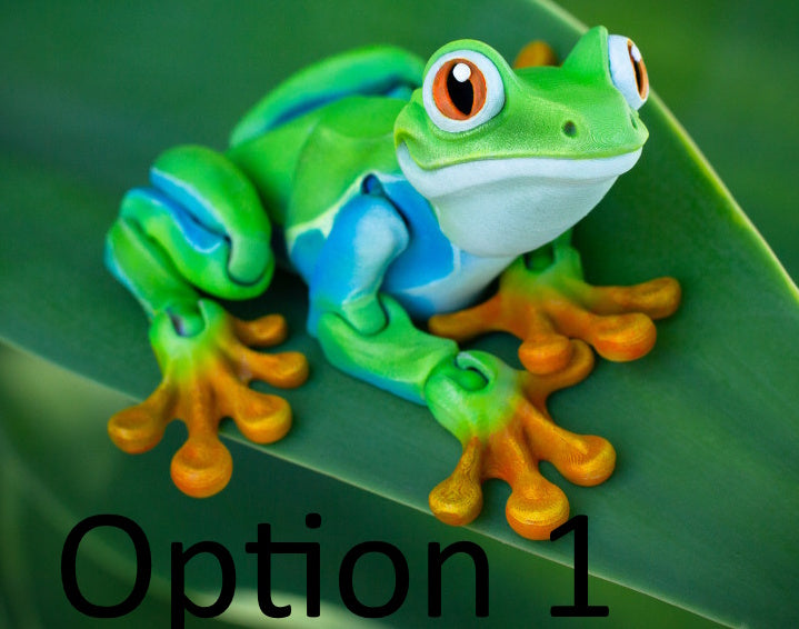 3D Printed Articulated Tree Frog
