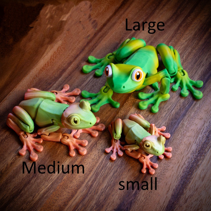 3D Printed Articulated Tree Frog