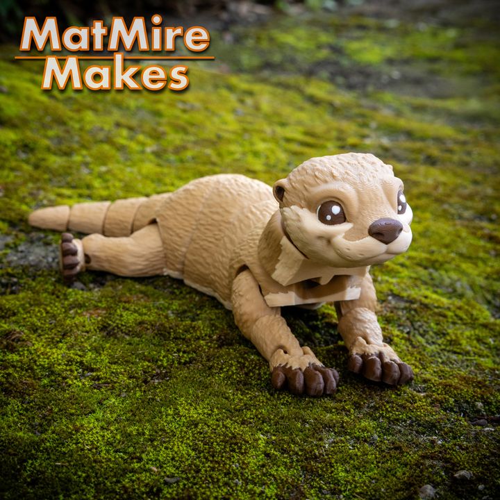 3D Printed Articulated River Otter