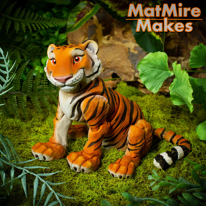 3D Printed Tiger