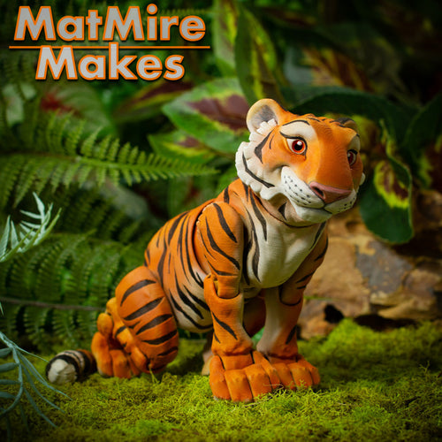 3D Printed Tiger