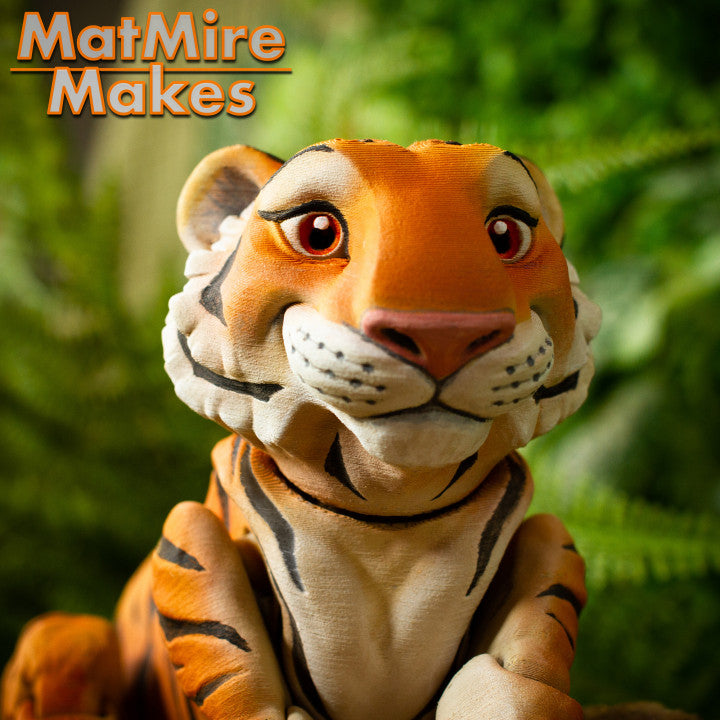 3D Printed Tiger